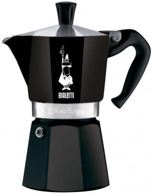 Гейзерная кофеварка Bialetti Moka Express (6 порций, черный)