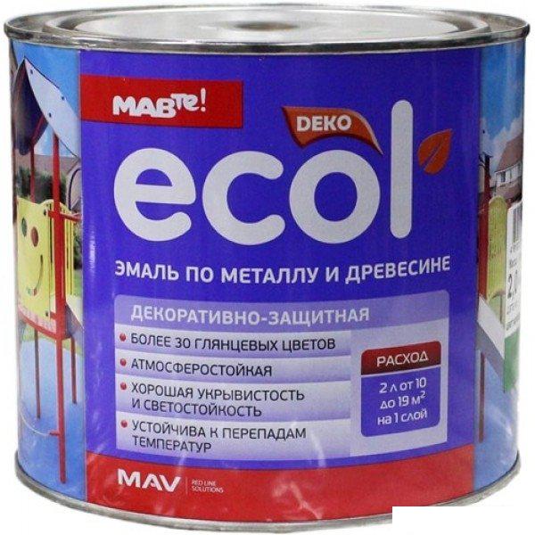 Эмаль Ecol ПФ-115 1л (бирюзовый)