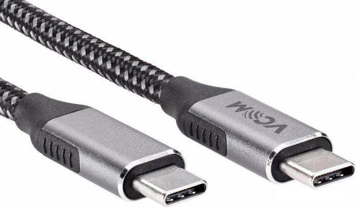 Кабель VCOM CU420M-1.8M USB 3.2 Gen2 Type-C - USB 3.2 Gen2 Type-C (1.8 м, черный)