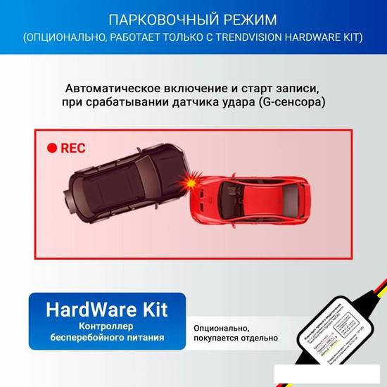 Видеорегистратор-радар детектор-GPS информатор (3в1) TrendVision Hybrid Signature Real 4K 2CH