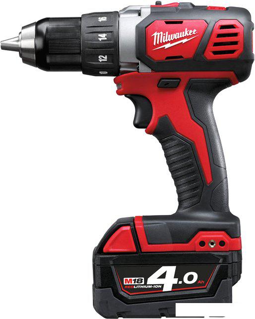 Дрель-шуруповерт Milwaukee M18 BDD-402C 4933443565 (с 2-мя АКБ, кейс)