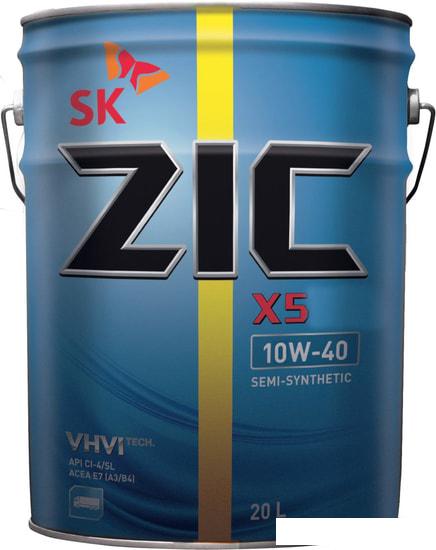 Моторное масло ZIC X5 Diesel 10W-40 20л