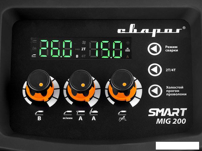 Сварочный инвертор Сварог REAL Smart MIG 200 Black (N2A5)