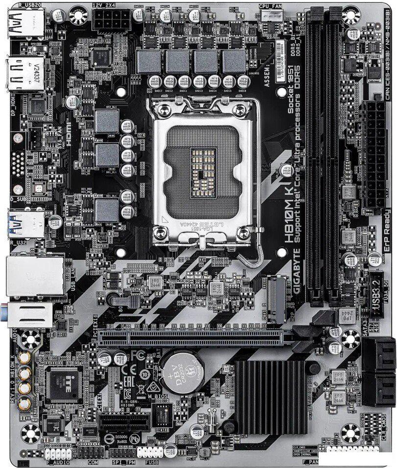 Материнская плата Gigabyte H810M K