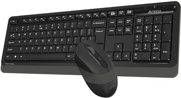 Офисный набор A4Tech Fstyler FG1010 (черный/серый)