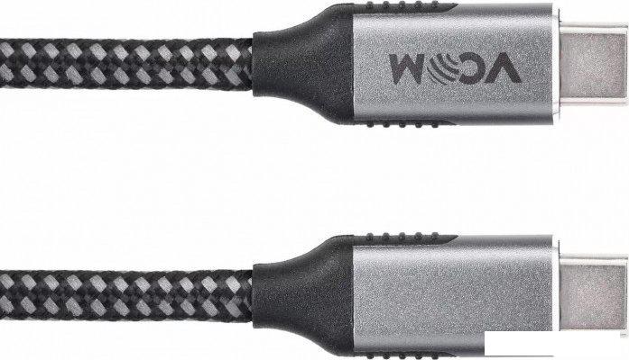 Кабель VCOM CU420M-1.8M USB 3.2 Gen2 Type-C - USB 3.2 Gen2 Type-C (1.8 м, черный)