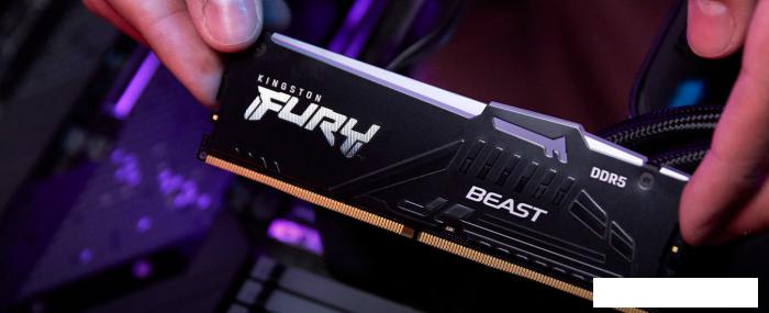 Оперативная память Kingston FURY Beast RGB 16ГБ DDR5 6000 МГц KF560C30BBEA-16