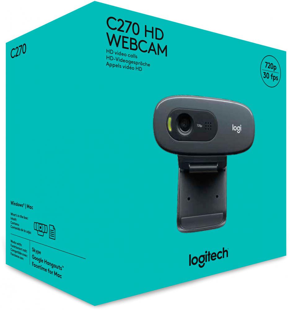 Веб-камера Logitech HD Webcam C270