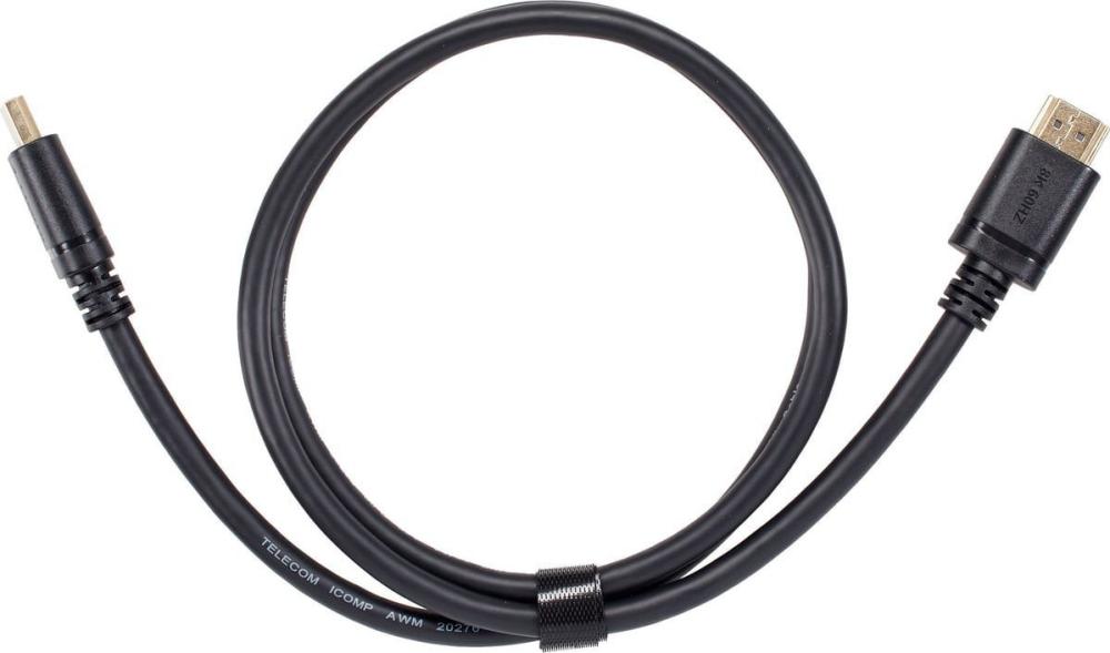 Кабель Telecom TCG245C-1M HDMI - HDMI (1 м, черный)