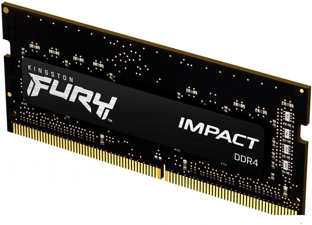 Оперативная память Kingston FURY Impact 2x8GB DDR4 SODIMM PC4-25600 KF432S20IBK2/16