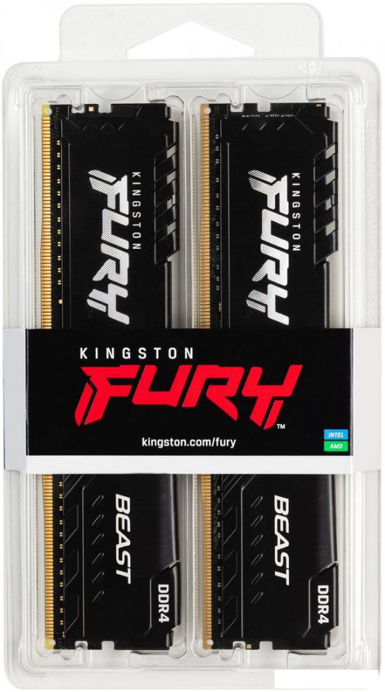Оперативная память Kingston FURY Beast 2x16GB DDR4 PC4-28800 KF436C18BBK2/32