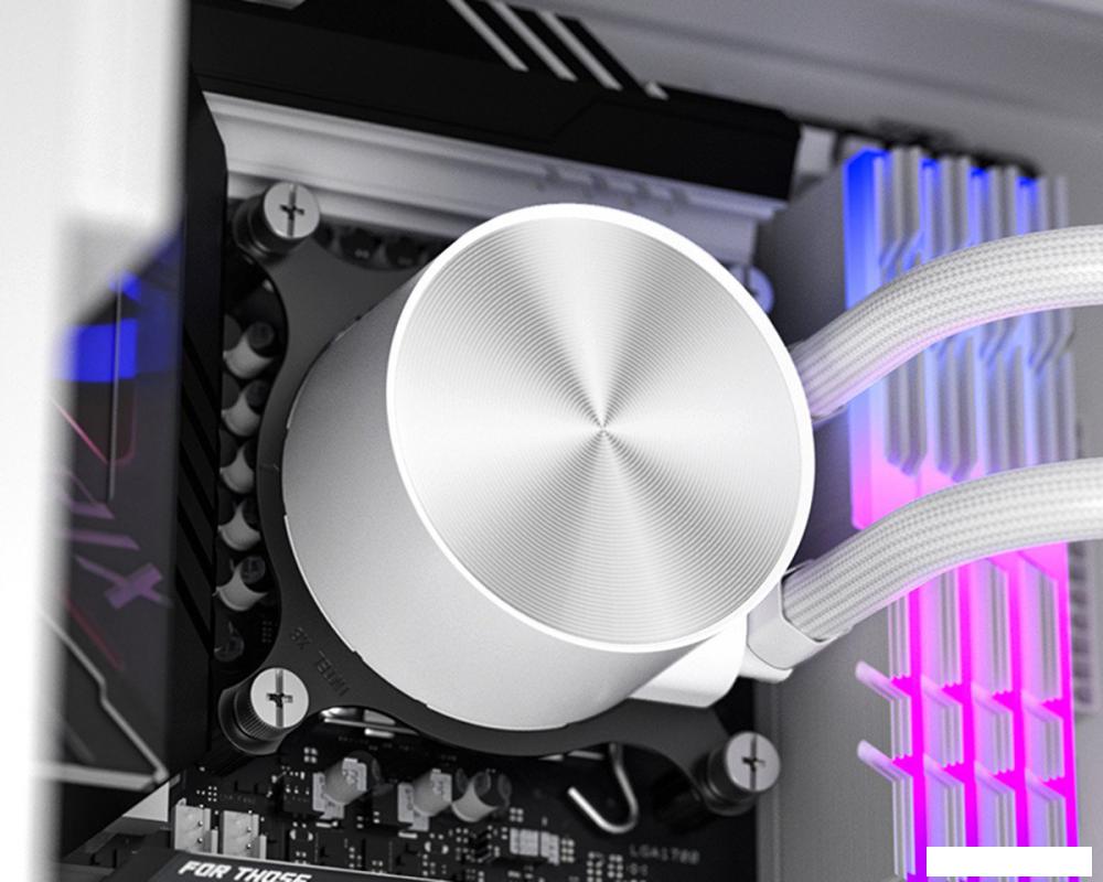 Система жидкостного охлаждения для процессора ID-Cooling FrostFlow FX360 Pro White