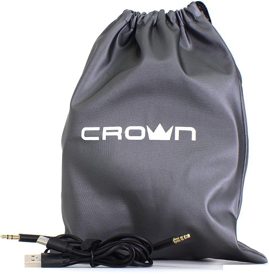Наушники CrownMicro CMBH-5050 (серебристый)