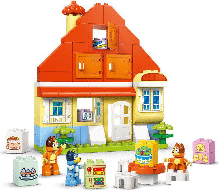 Конструктор LEGO DUPLO 10459 Bluey Семейный дом Блуи с игрой на память