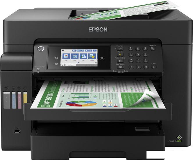 МФУ Epson L15150 (ресурс стартовых контейнеров 6500/5200, контейнер 112)