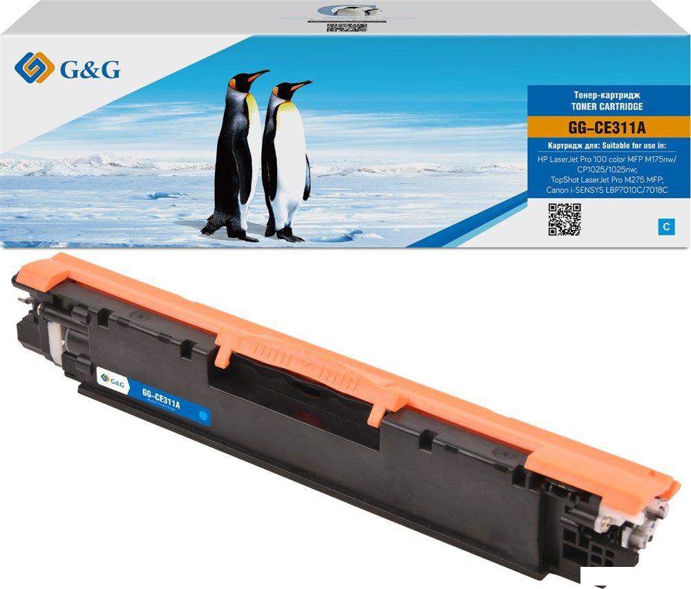 Картридж G&amp;G GG-CE311A (аналог HP CE311A)