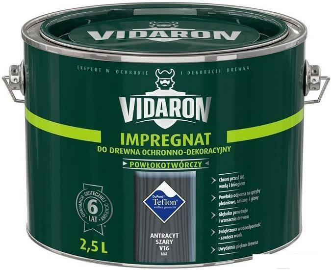 Пропитка Vidaron Impregnant V16 2.5 л (антрацит)