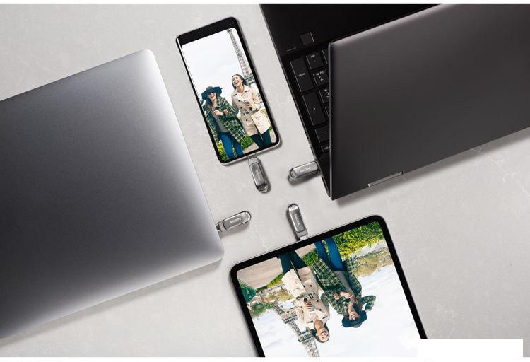 USB Flash SanDisk Ultra Dual Drive Luxe USB Type-C 256GB SDDDC4-256G-G46