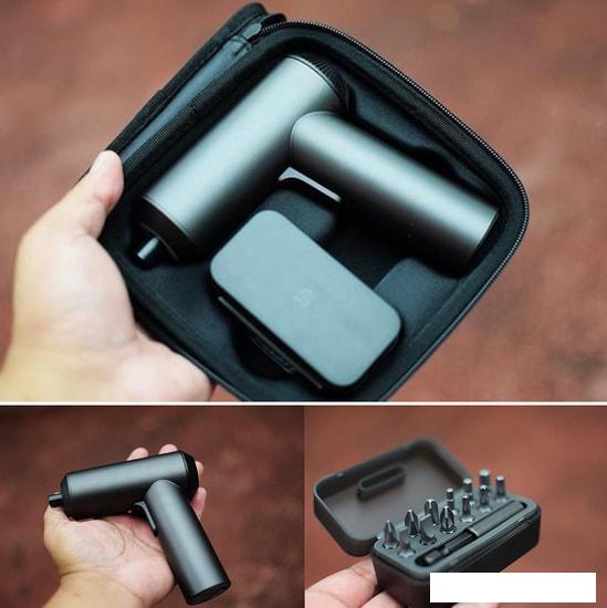 Электроотвертка Xiaomi Mi Cordless Screwdriver MJDDLSD001QW (с 1-им АКБ, кейс)