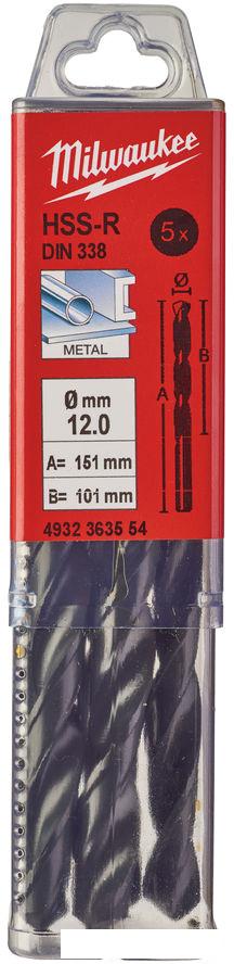 Набор сверл Milwaukee 4932363554 (5 предметов)