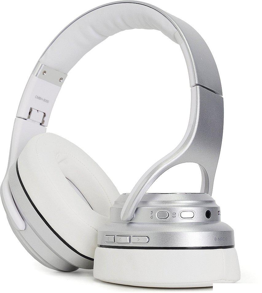 Наушники CrownMicro CMBH-5050 (серебристый)