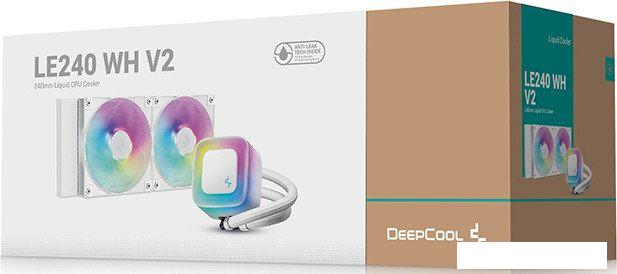 Система жидкостного охлаждения для процессора DeepCool LE240 WH V2 R-LE240-WHAMMN-G-2