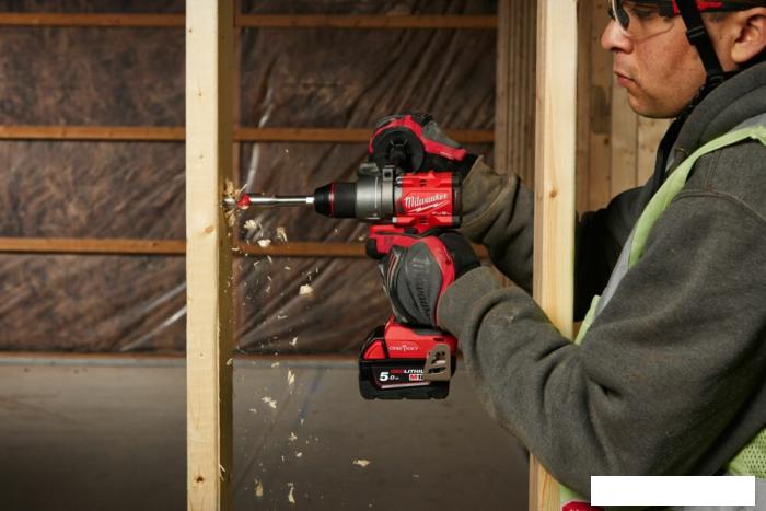 Дрель-шуруповерт Milwaukee M18 FUEL M18ONEDD3-502X 4933492802 (с 2-мя АКБ 5 Ач, кейс)