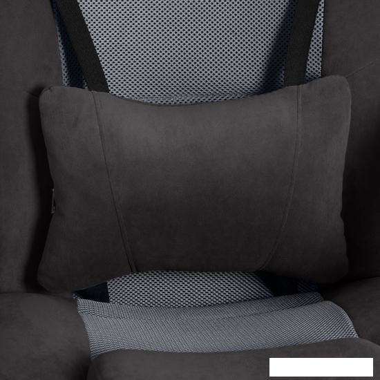 Игровое (геймерское) кресло TetChair Driver (флок/ткань, черный/серый)