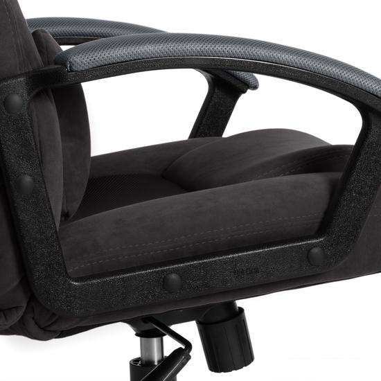 Игровое (геймерское) кресло TetChair Driver (флок/ткань, черный/серый)