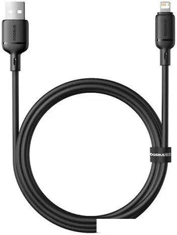 Кабель Baseus Silky Series Fast Charging Cable USB Type-A - Lightning (1 м, черный)