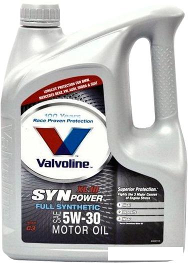 Моторное масло Valvoline SynPower XL-III C3 5W-30 5л