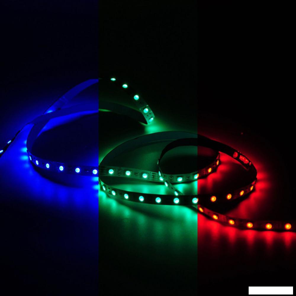 Светодиодная лента Gauss Basic LED 5050/60 12V 10W/m 700lm/m RGB 10mm IP20 5m 1/100 BT055