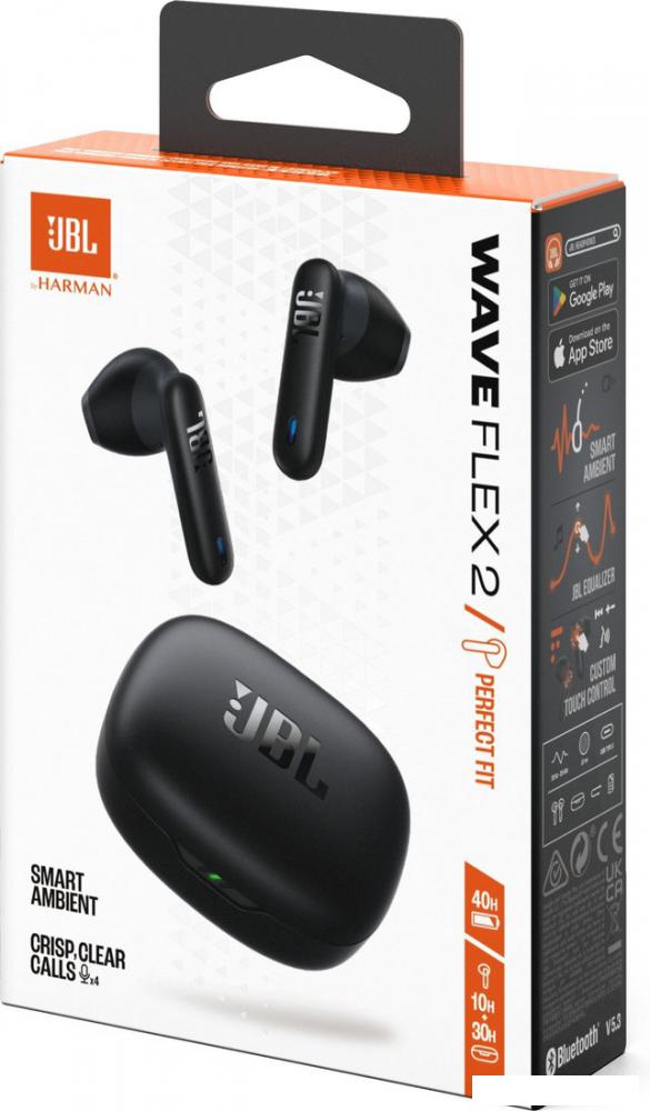 Наушники JBL Wave Flex 2 (черный)