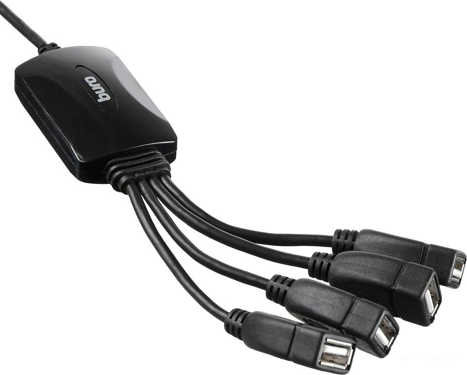 USB-хаб  Buro BU-HUB4-0.3-U2.0-Splitter