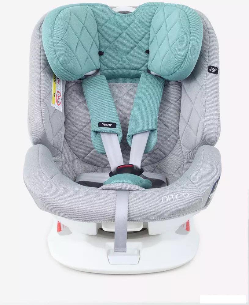 Детское автокресло Rant Nitro Isofix UB619 (серый/мятный)