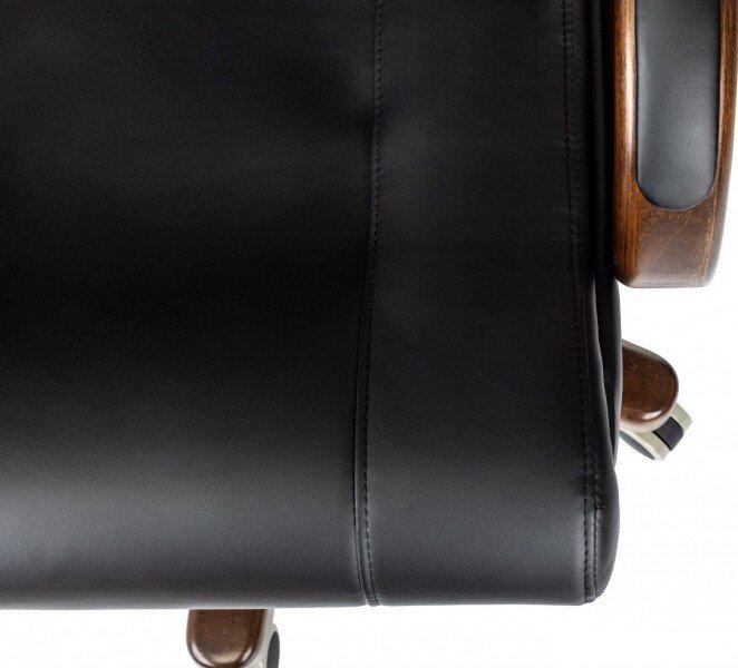 Офисное кресло Бюрократ T-9933Walnut (черный, экокожа)