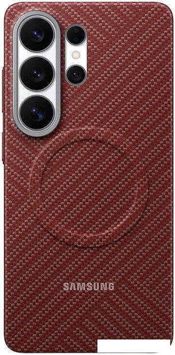 Чехол для телефона Samsung Carbon Magnet Case для Samsung Galaxy S26 Ultra (красный)