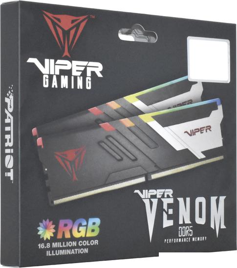 Оперативная память Patriot Viper Venom RGB 2x16ГБ DDR5 7200МГц PVVR532G720C34K