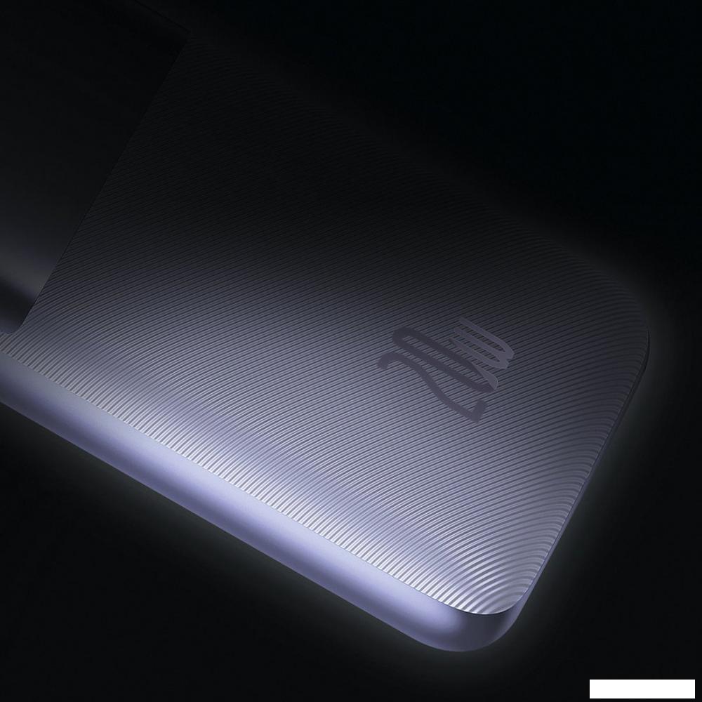 Внешний аккумулятор Baseus Bipow Pro Digital Display Fast Charge 20W Overseas Edition 10000mAh (фиолетовый)