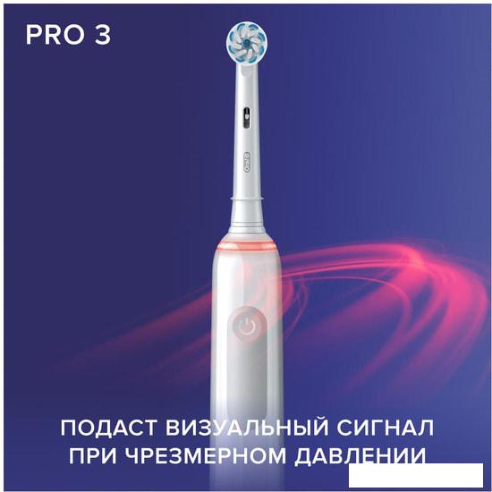 Комплект зубных щеток Oral-B Pro 3 3900 Duo Cross Action + Sensi White D505.523.3H