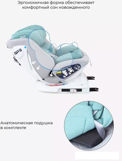 Детское автокресло Rant Nitro Isofix UB619 (серый/мятный)