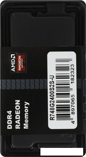 Оперативная память AMD Radeon R7 Performance 8GB DDR4 SODIMM PC4-19200 R748G2400S2S-U