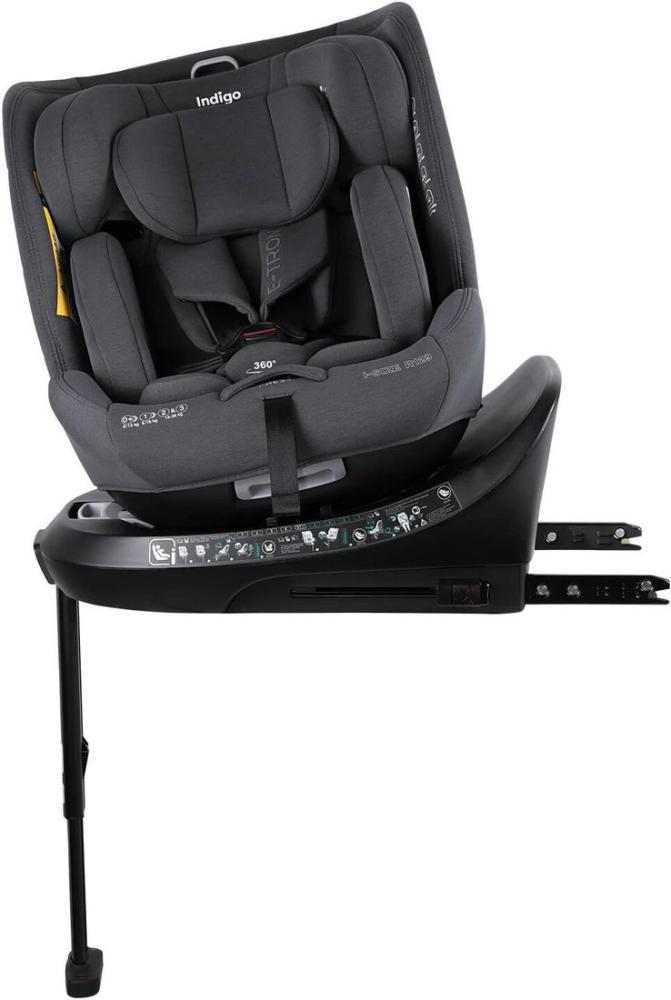 Детское автокресло Indigo E-Tron Isofix I-Size (серый)
