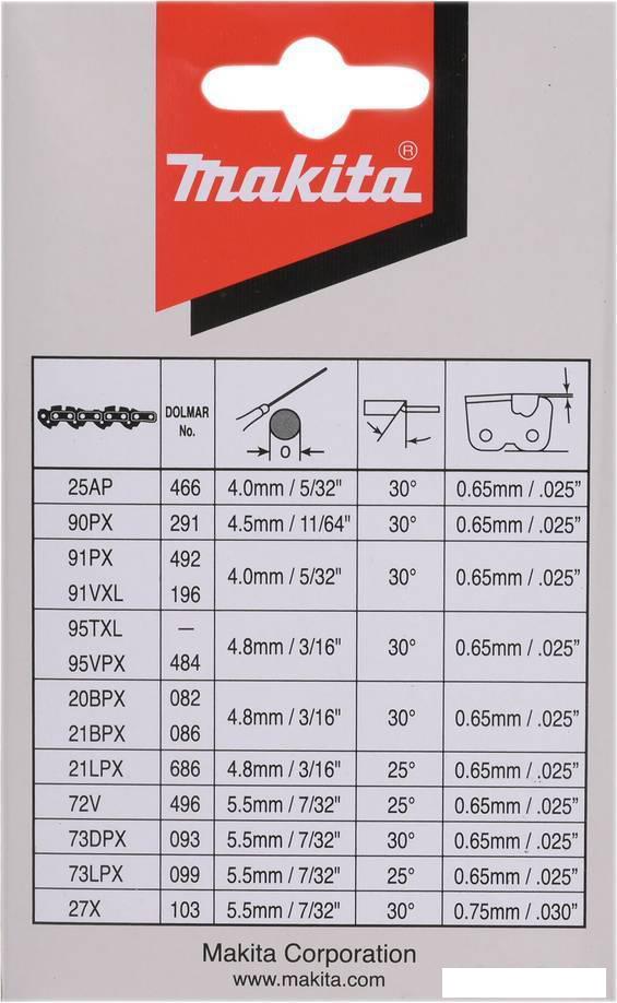 Цепь для пилы Makita 191H11-5