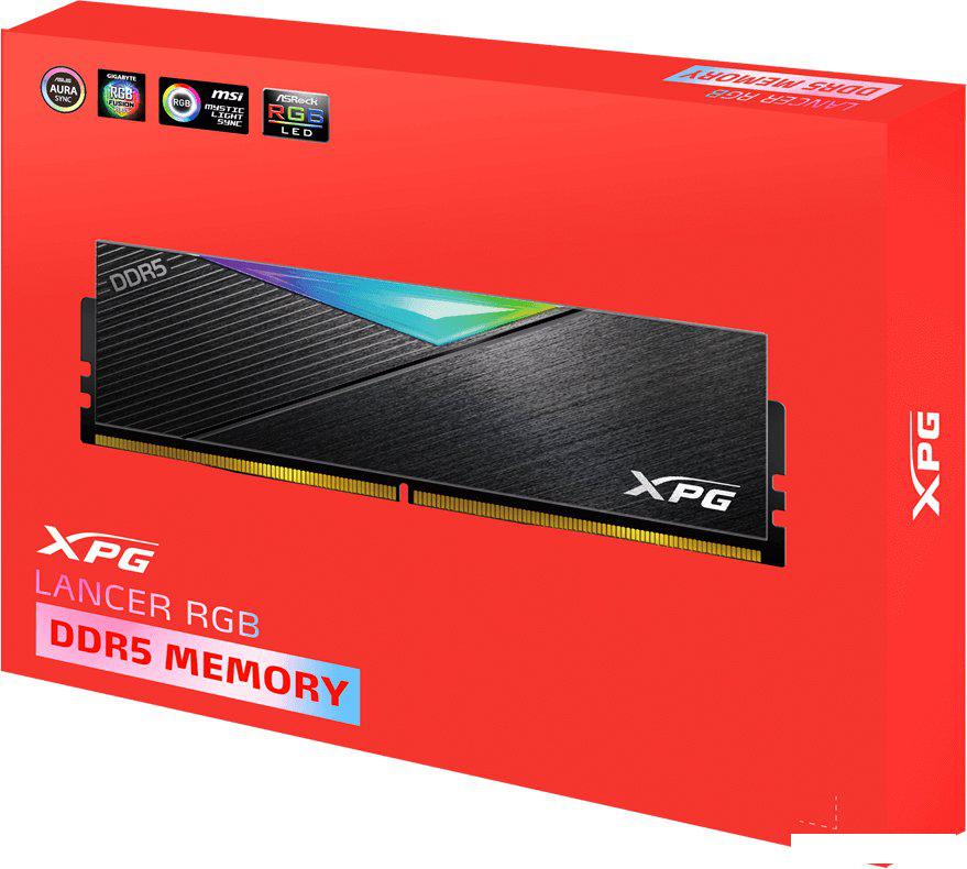 Оперативная память ADATA XPG Lancer RGB 2x48ГБ DDR5 6000МГц AX5U6000C3048G-DCLARBK