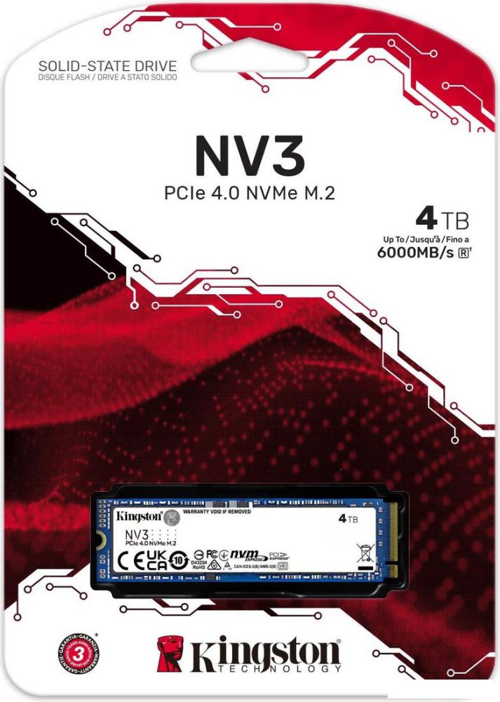 SSD Kingston NV3 4TB SNV3S/4000G