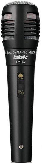 Проводной микрофон BBK CM114 (черный)