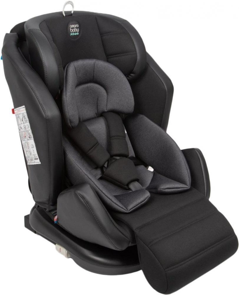 Детское автокресло Amarobaby Favorite Isofix С усиленной боковой поддержкой AB24-20FAV/0910 (черный/графит)
