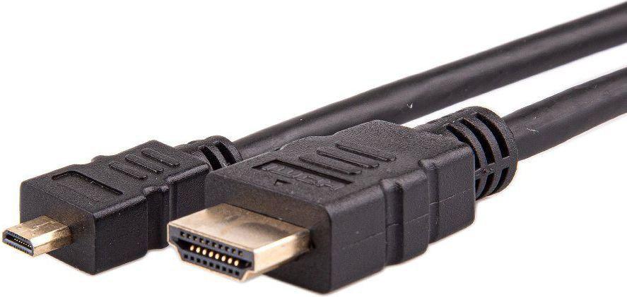 Кабель Telecom TCG206-1M HDMI - MicroHDMI (1 м, черный)
