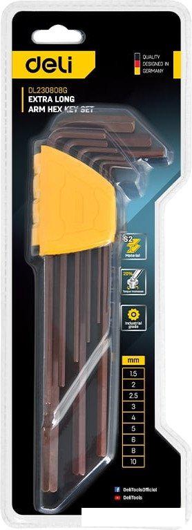 Набор ключей Deli DL230808G (9 предметов)